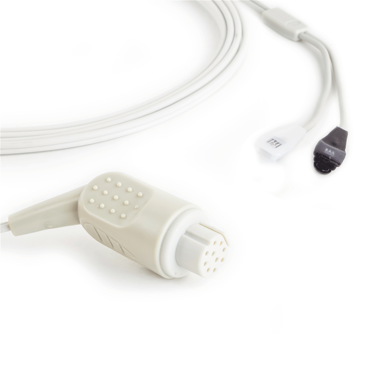 通用电气Datex-Ohmeda多站点Y动脉血氧饱和度传感器10针连接器10英尺/ 3米电缆通用兼容的