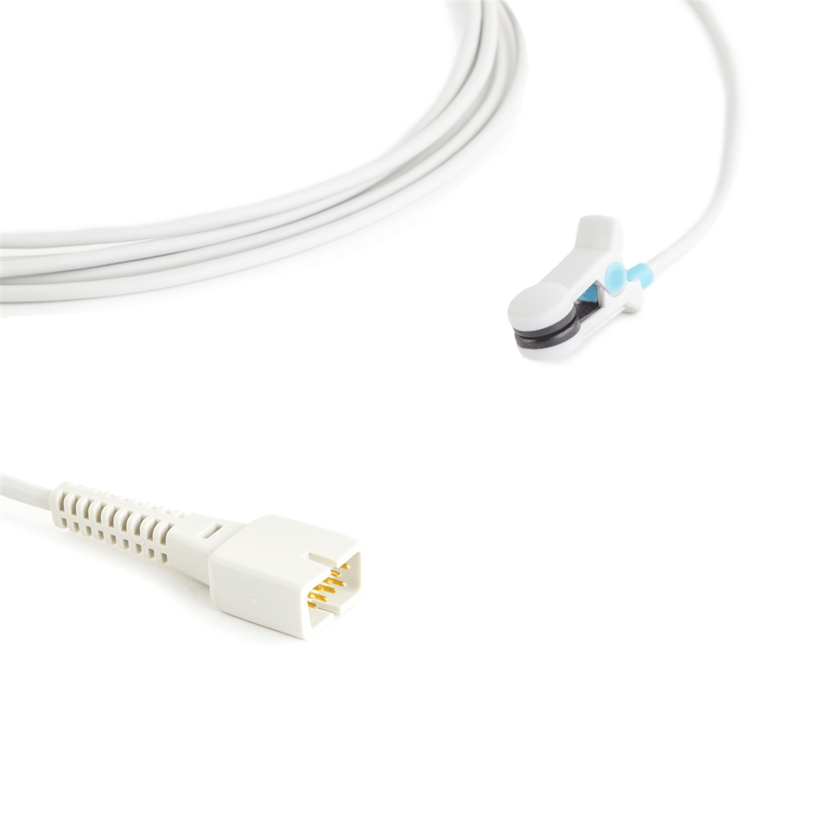 Nellcor Compatible Oxismart Ear Clip SpO2 Sensor Oxismart DB9 9 Pin Connector 10FT/3M Cable