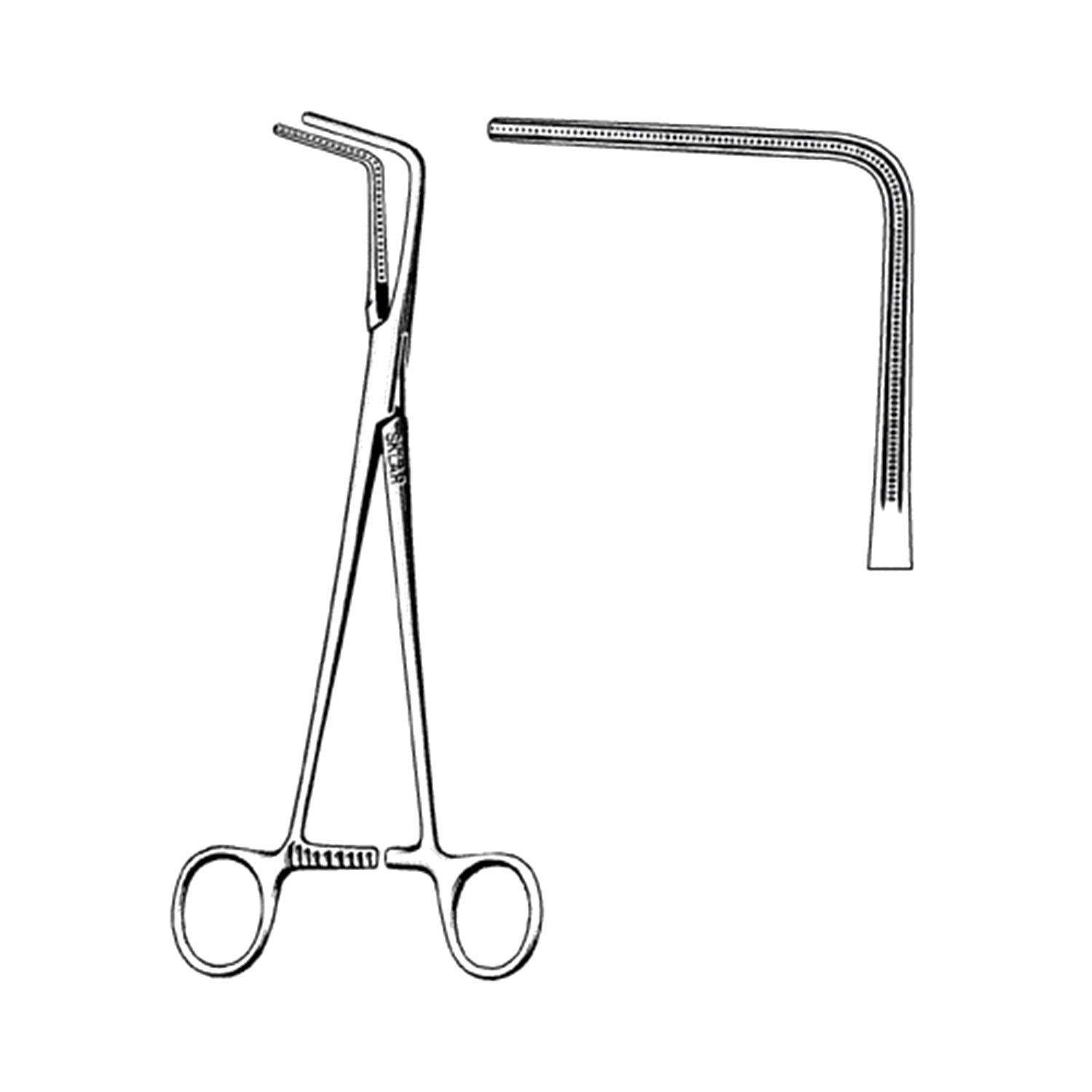 Sklar Lees Bronchus Clamp