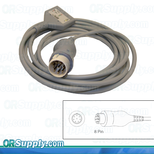 3-铅患者ECG电缆用于惠普·帕德马斯特和梅林监视器
