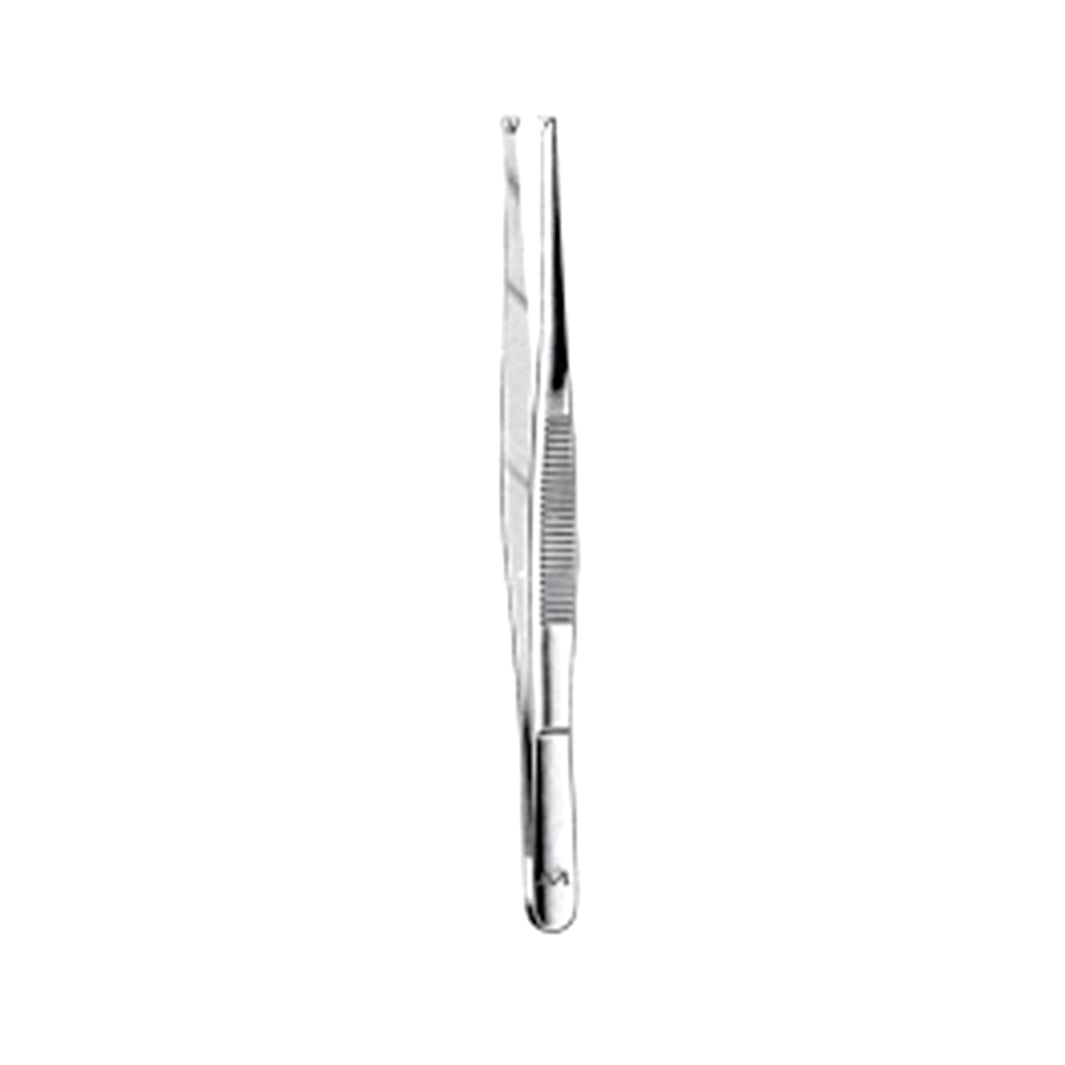 SuperFly Stainless Steel Curved Forceps, 6-in, Gold