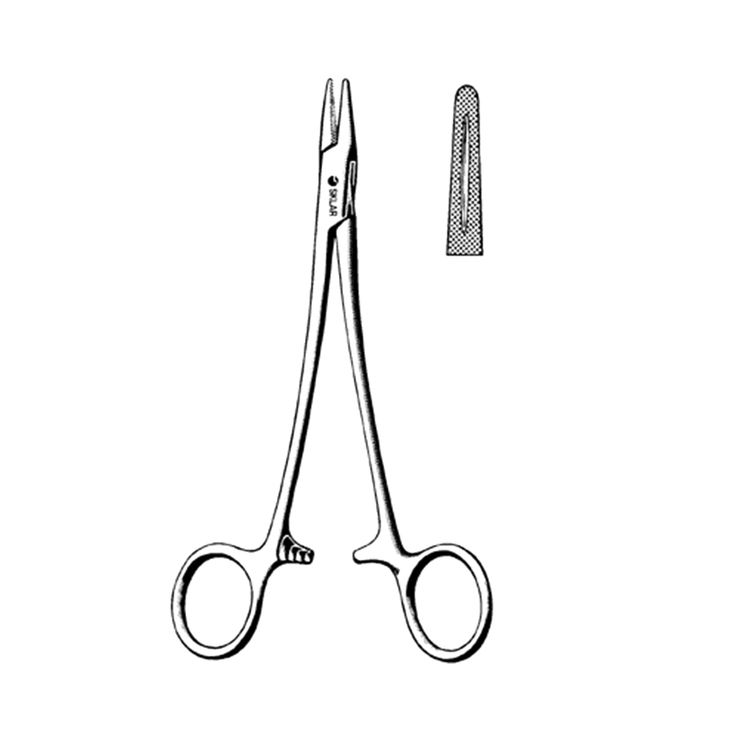 Sklarlite Extra Delicate Mayo-Hegar Needle Holder