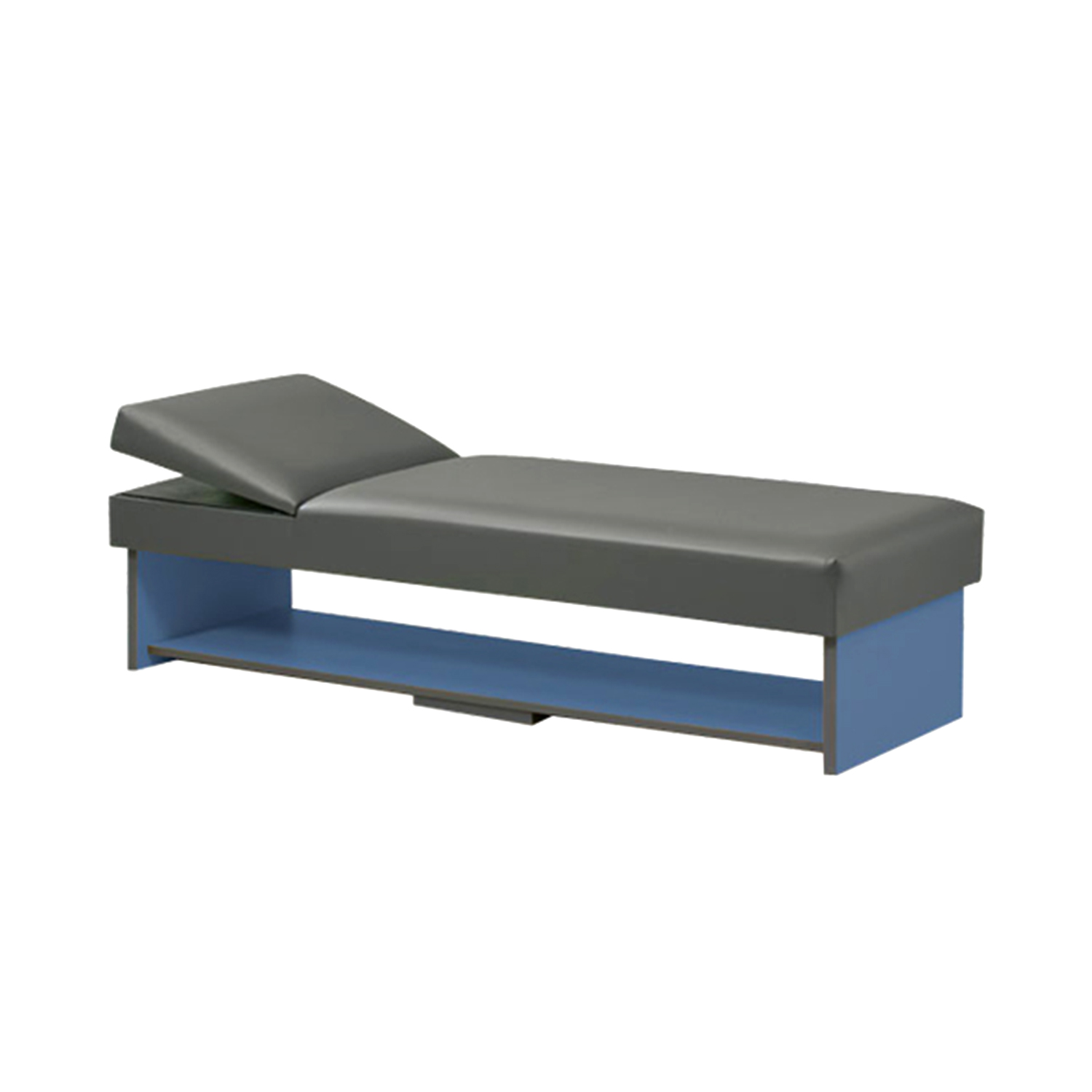 克林顿Panel Leg Couch with Full Shelf - 3710