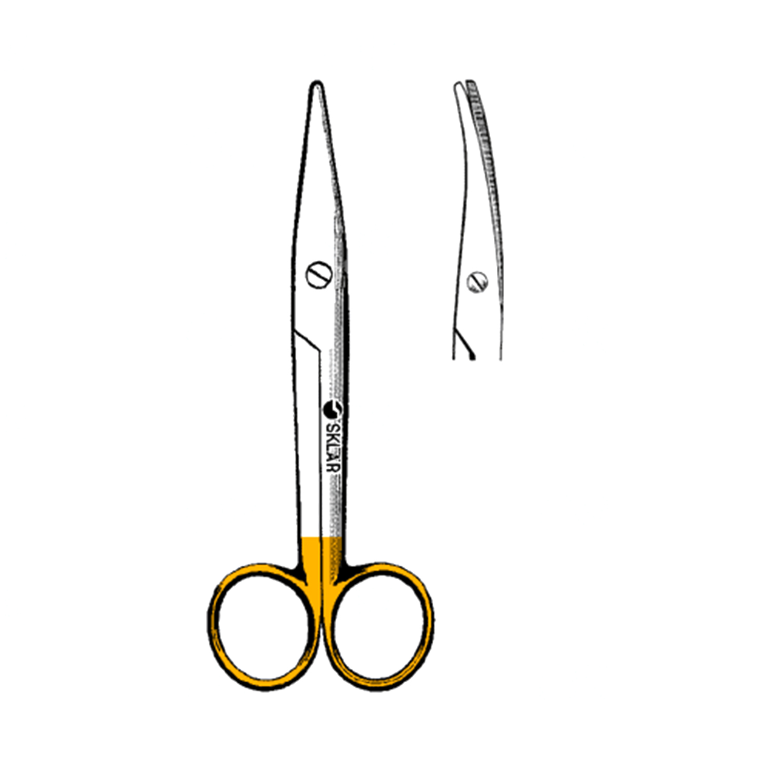 Sklar Edge Tungsten Carbide Mayo-Stille DissectingScissors