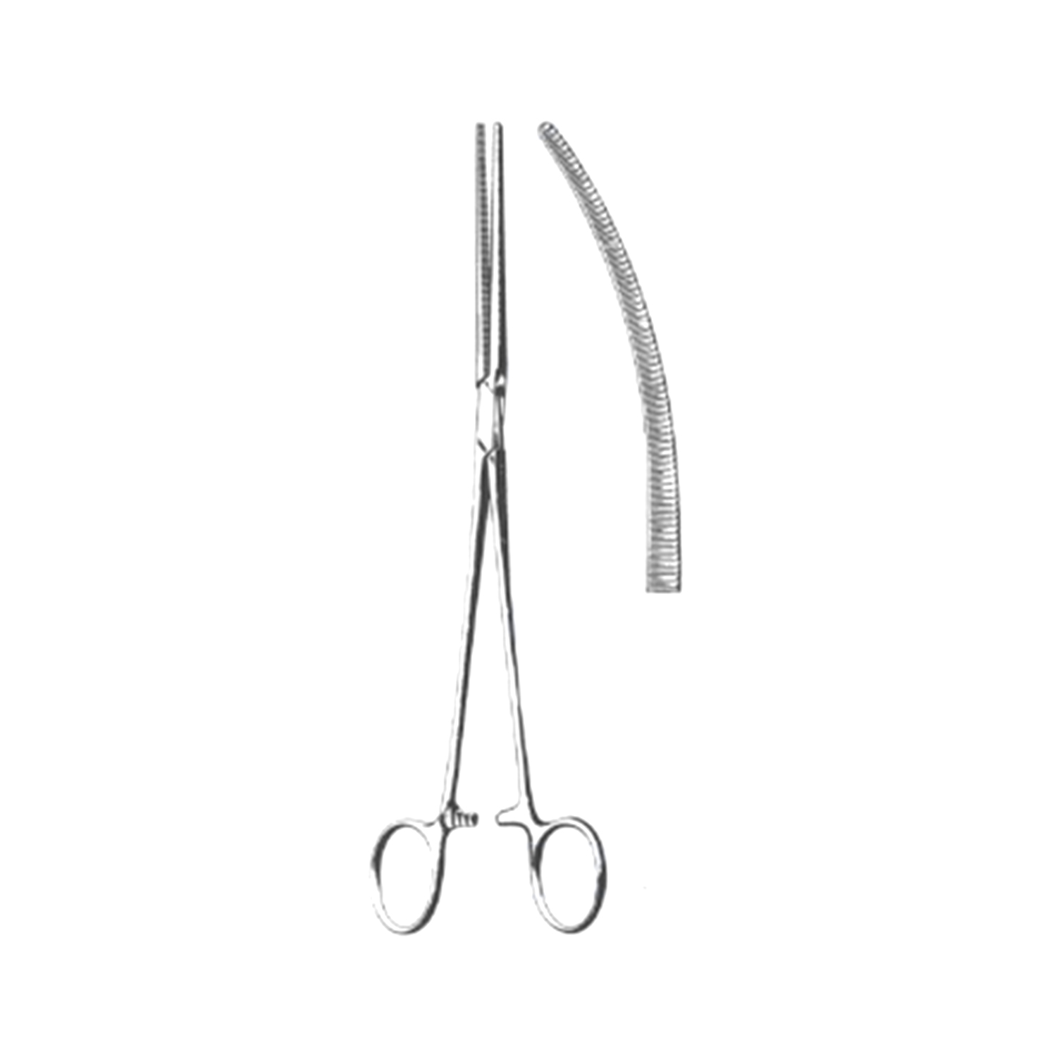 Marina Medical Sarot Artery Forceps, Curved, 24cm/9.5cm