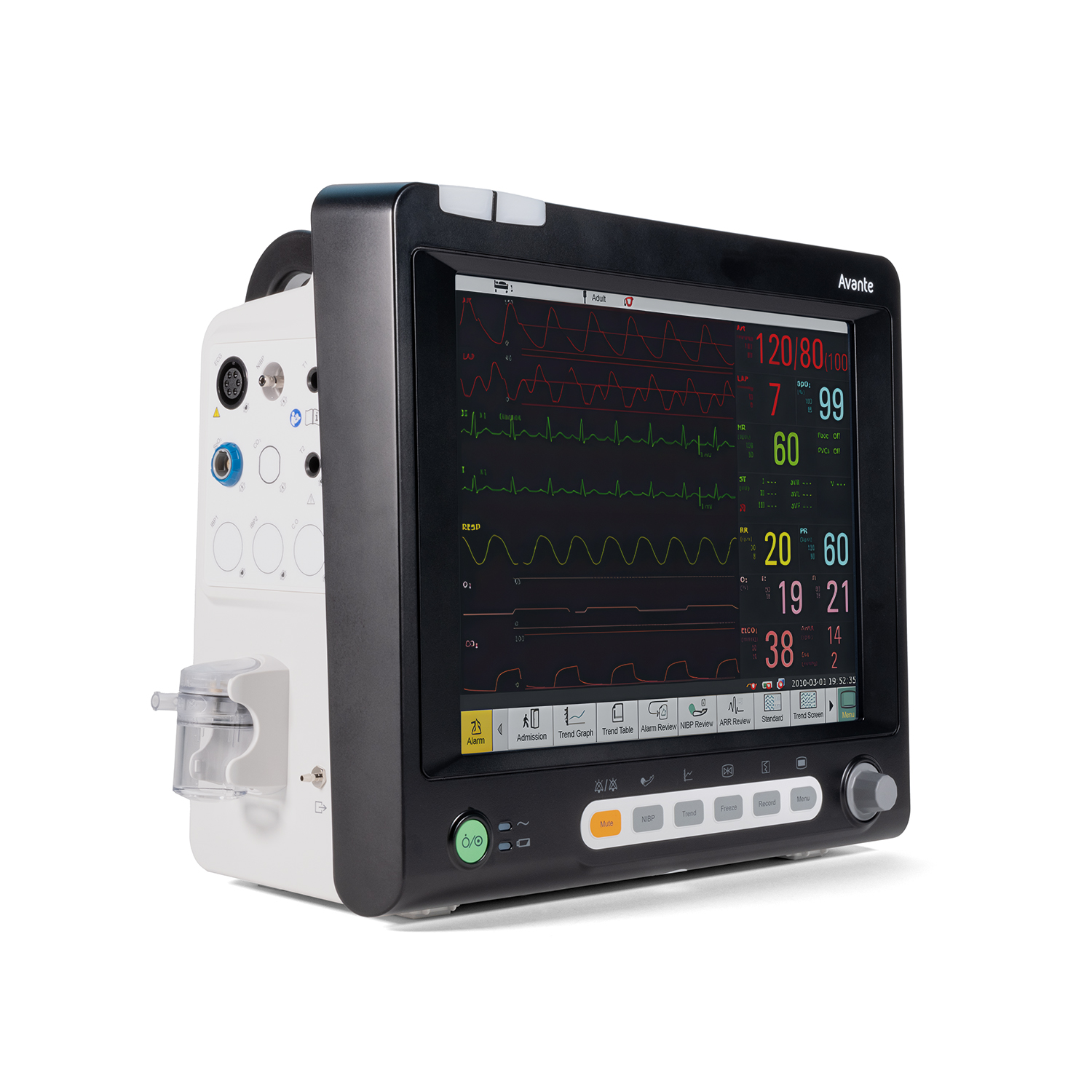 CO2 Patient Monitor Vital Signs Monitor 7 Parameters CMS9200plus  +IBP+ETCO2+Printer CONTEC