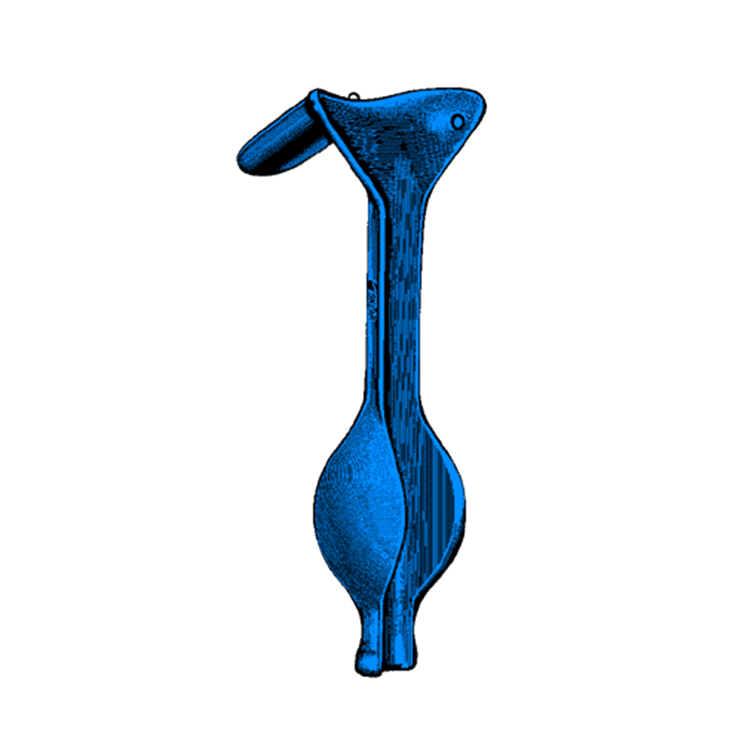 Sklar Blue Auvard Weighted Vaginal Speculum