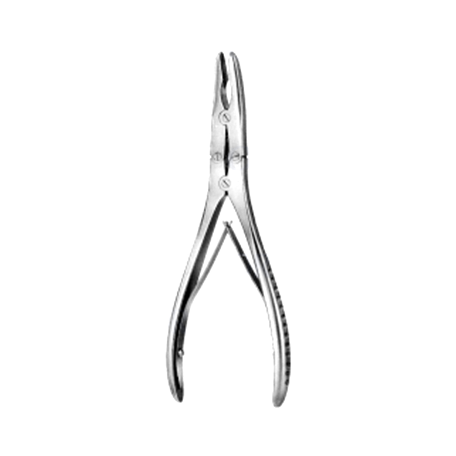 Marina Medical Ruskin Bone Rongeur, Double Action, Cup size 3.5mm x 20mmCurved: 18cm/7in