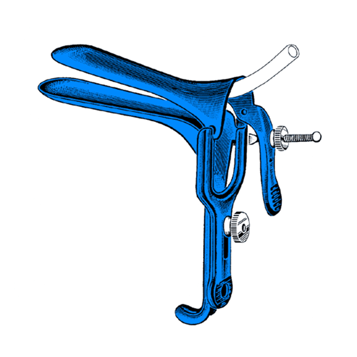 Sklar Blue Graves Vaginal Speculum