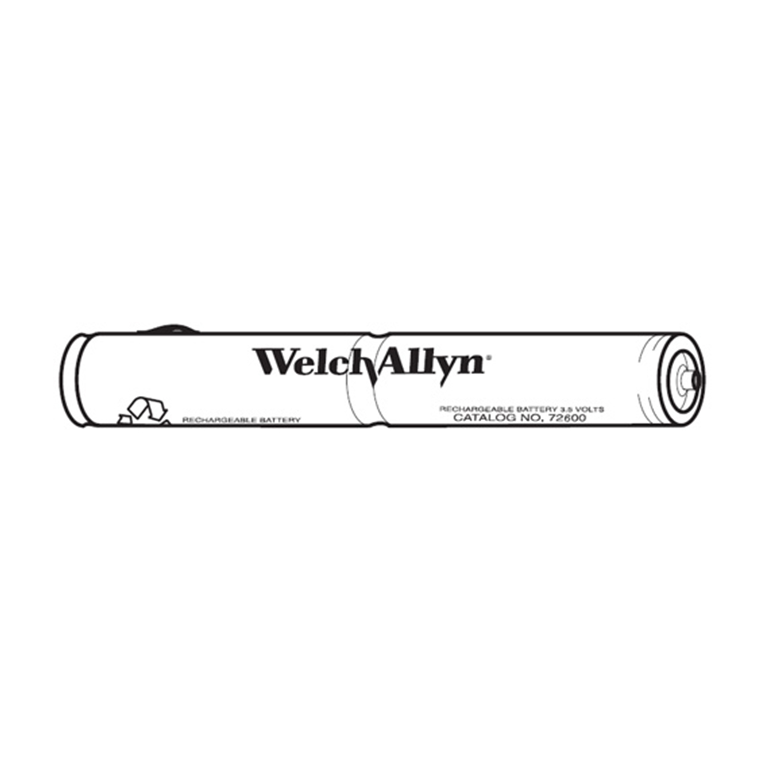 韦尔奇Allyn 2.5伏特镍镉电池