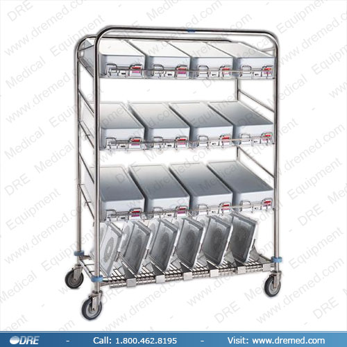 Pedigo Instrument Container Wash Carts