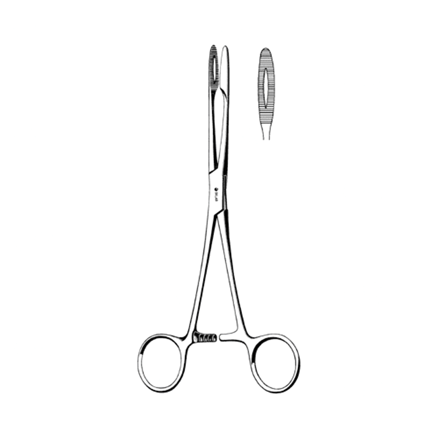 Instramed Bozeman Uterine Dressing Forceps | 26cm | Single