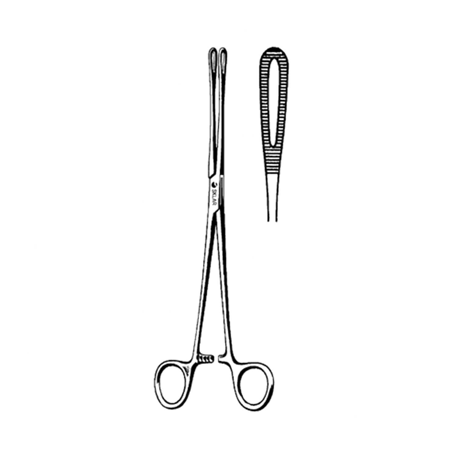 Sklar Fletcher Sponge Forceps