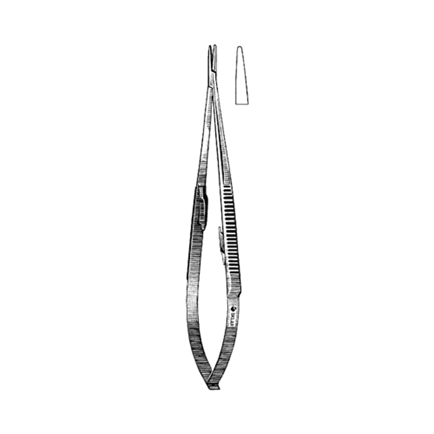 Heaney Needle Holder, 8.25” (21cm), CVD Tips | AROSmicro™ 24.245.21