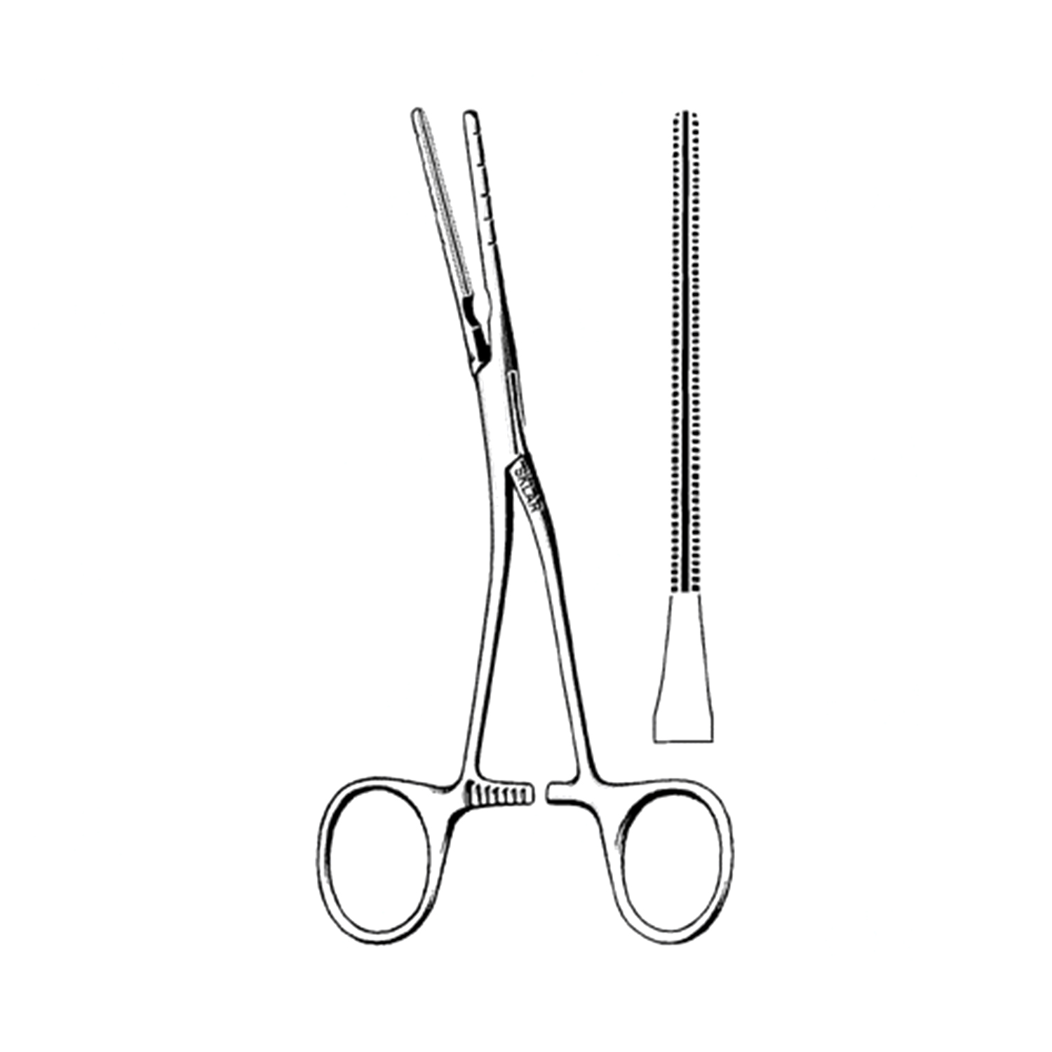 Sklar Cooley Coarctation Forceps