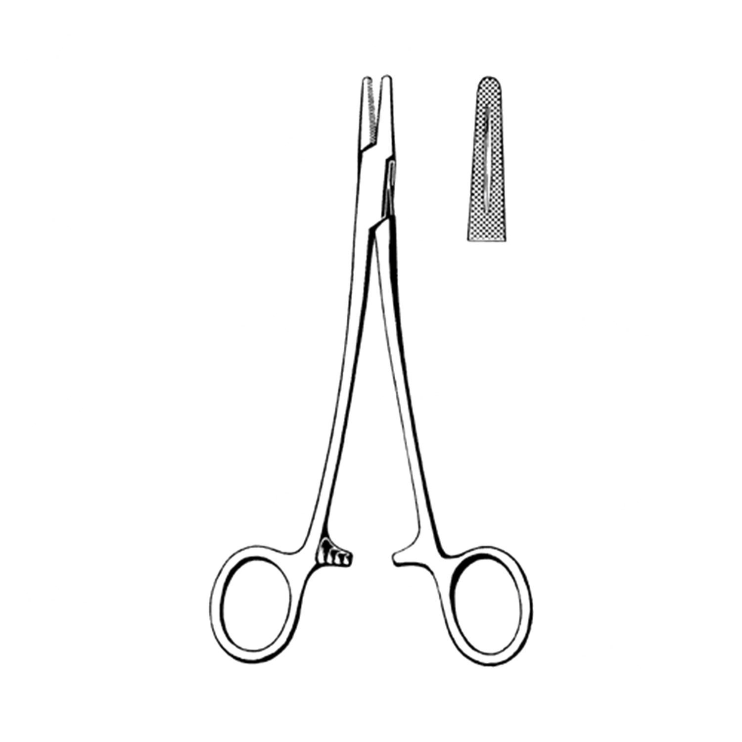 Heaney Needle Holder, 8.25” (21cm), CVD Tips | AROSmicro™ 24.245.21