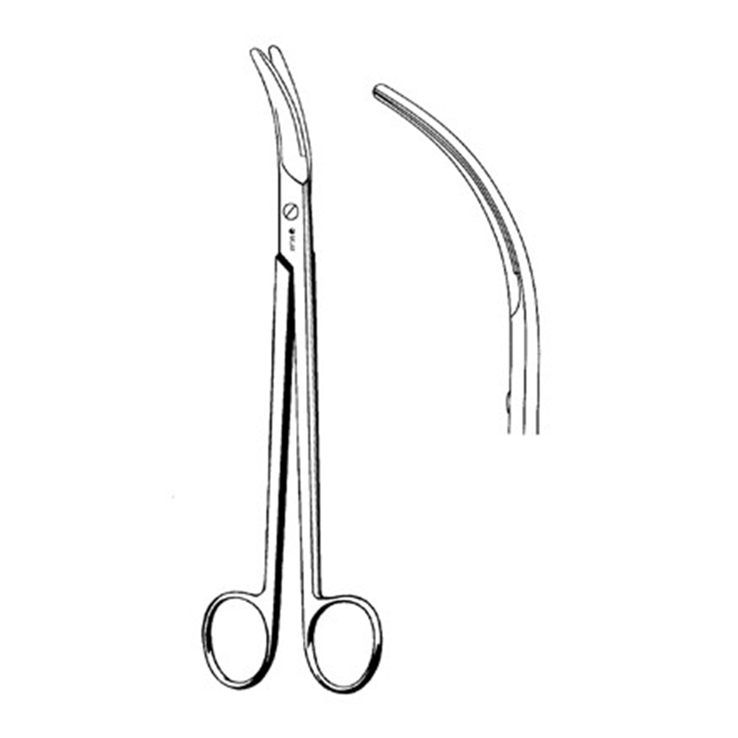 Sklar Parametrium Scissors