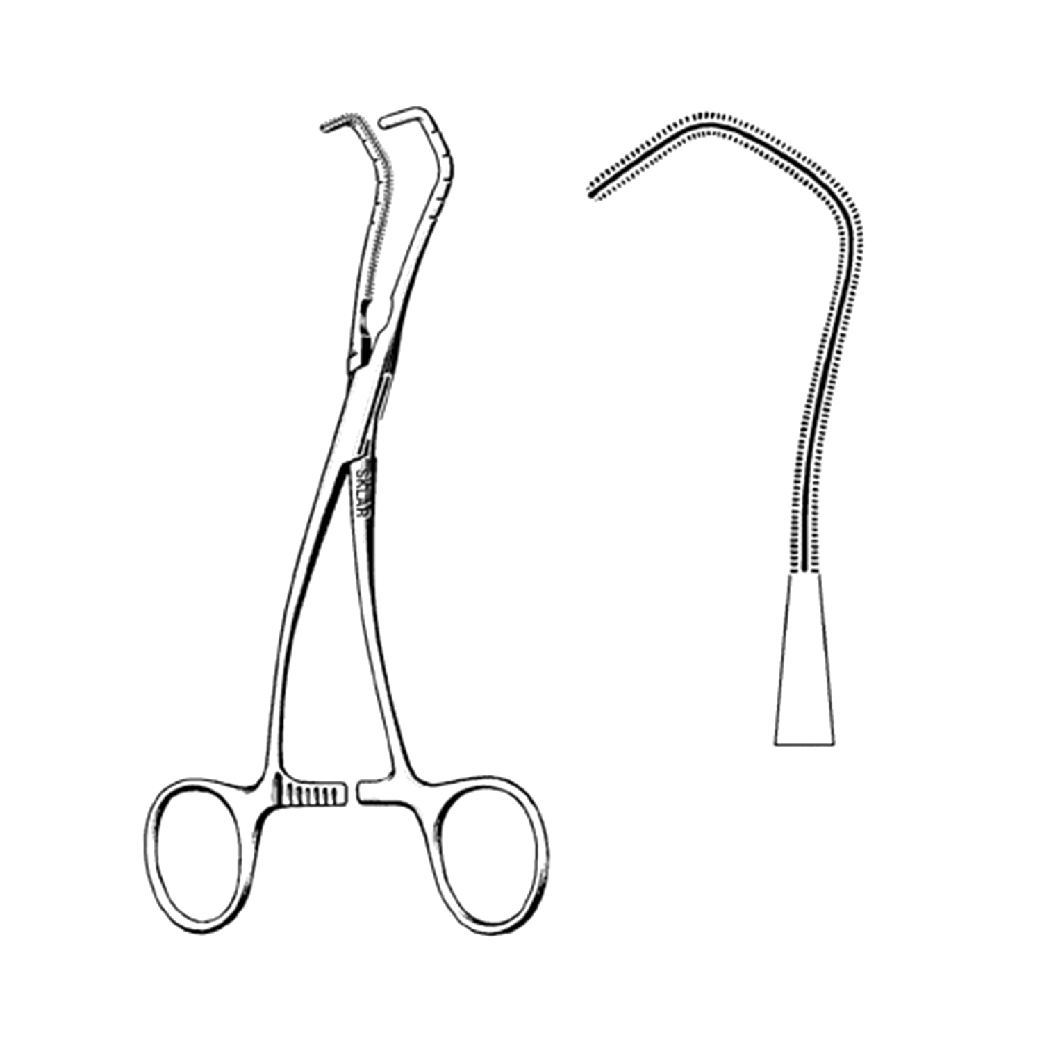 Sklar Cooley Derra Anastomosis Clamp