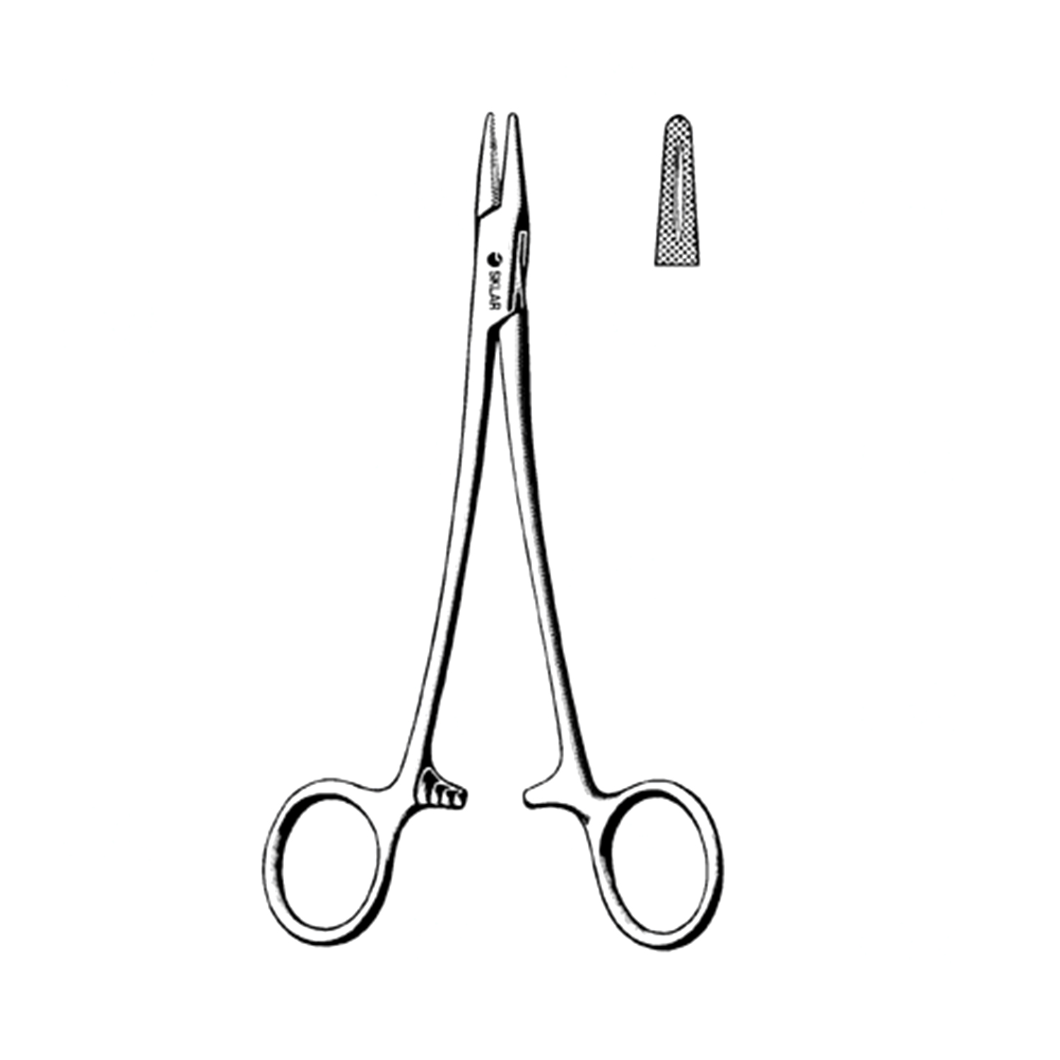 Heaney Needle Holder, 8.25” (21cm), CVD Tips | AROSmicro™ 24.245.21