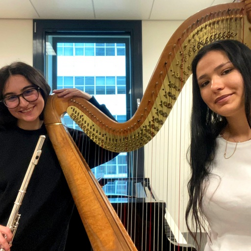 Lucía Hermosilla & Olivia Cioclea, Fluit - Harp Duo