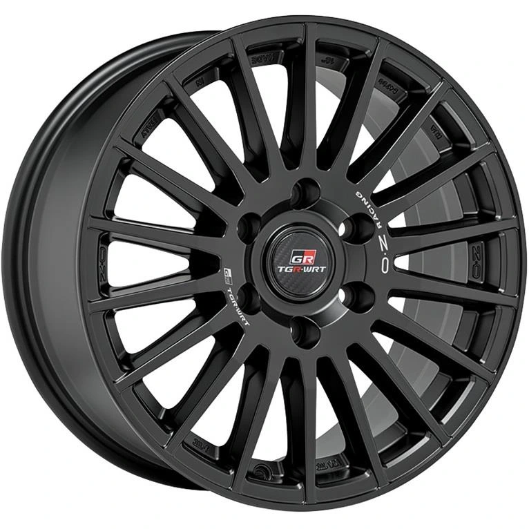R18 x 8 6x139.7 ET50 CB95.1 OZ Racing Rally Desert TGR-WRT Matt Black + Silver Lettering