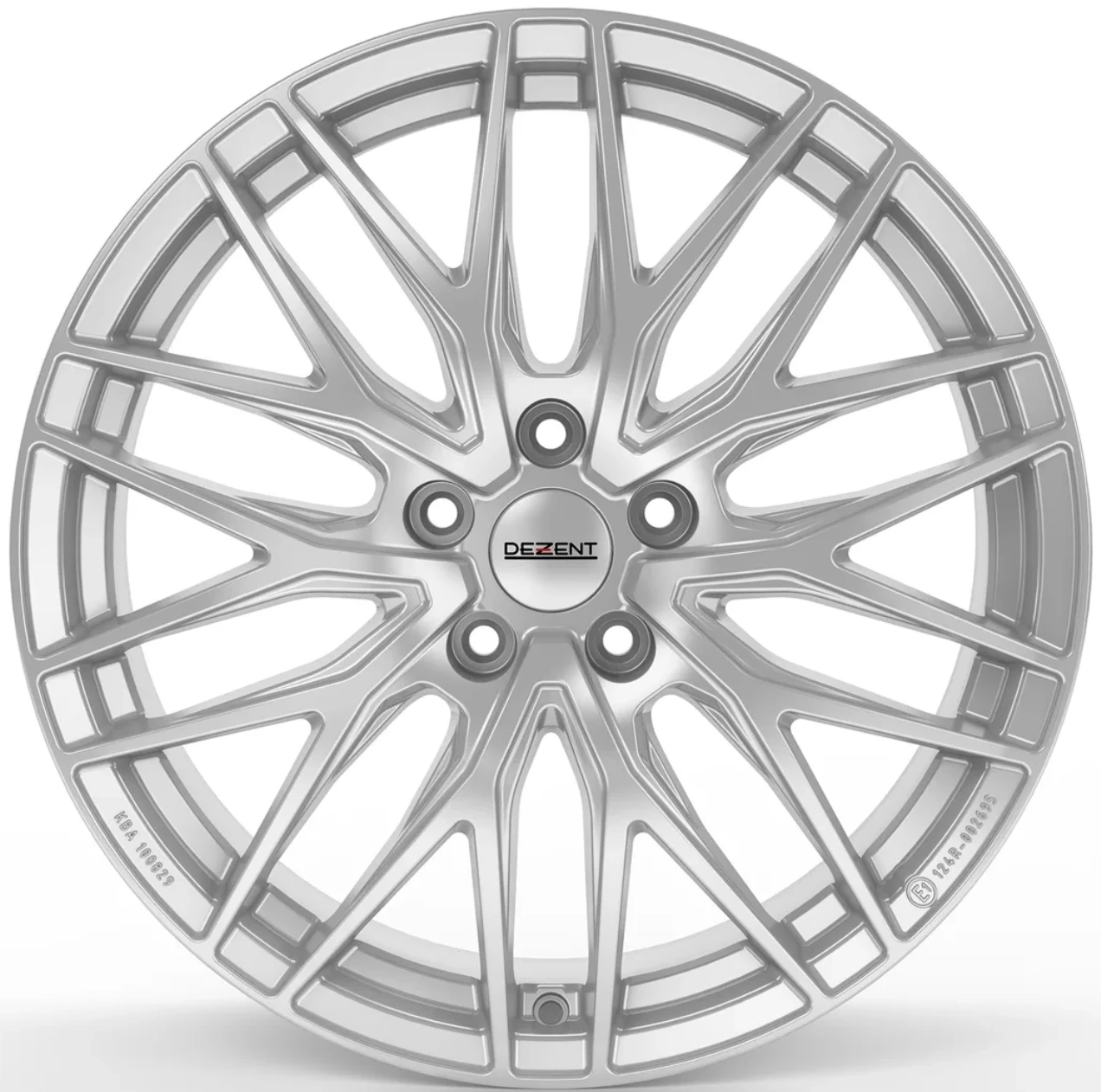 R17 x 7.5 5x112 ET41 CB66.6 Dezent KY Silver
