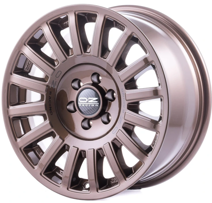 R17 x 8 6x120 ET35 CB74.5 OZ Racing Rally Raid Gloss Bronze Black Lettering 6H Gloss Bronze Black Lettering