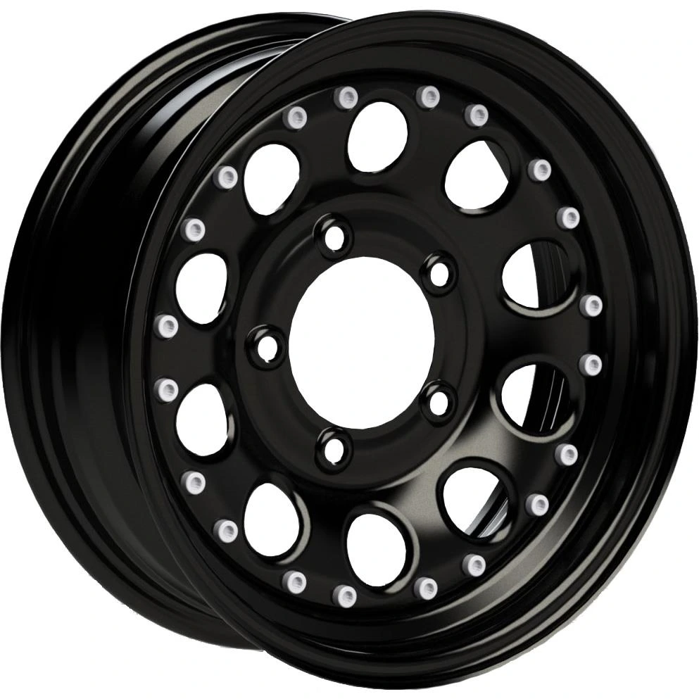 R15 x 6 5x139.7 CB108.1 Dotz 4x4 Modular Beadlock 15z Black
