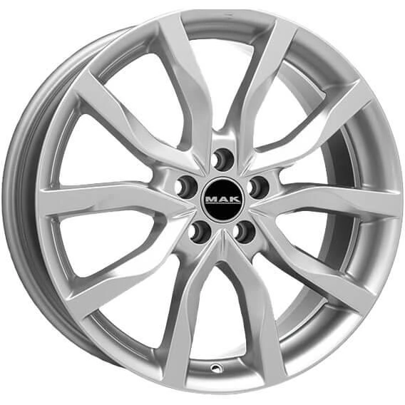 R21 x 9 5x120 ET44 CB72.6 MAK Highlands Silver
