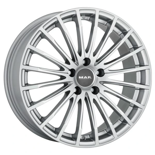 R18 x 7.5 5x112 ET52 CB66.6 MAK Starlight Silver