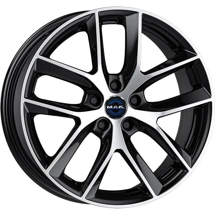 R19 x 8.5 5x114.3 ET40 CB64.1 MAK Voltage Black Mirror