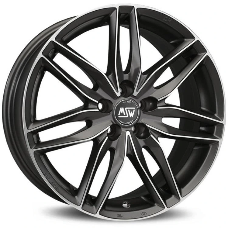 R16 x 7 4x108 ET16 CB65.1 MSW 24 Matt Gun Metal Full Polished (Mgmfp)