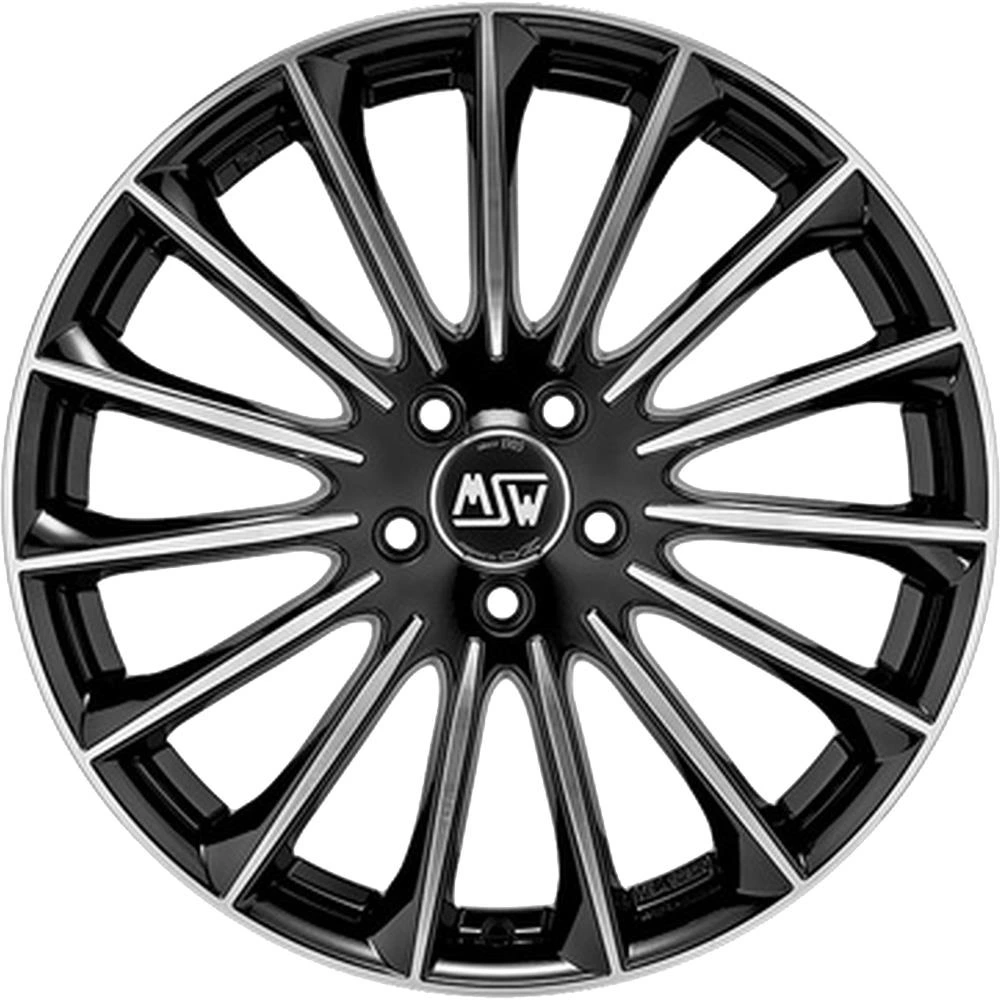R19 x 8.5 5x114.3 ET40 CB64.1 MSW 30 Gloss Black Full Polished