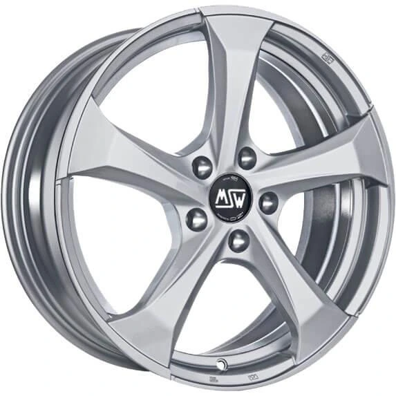 R19 x 8 5x112 ET21 CB66.6 MSW 47 Full Silver