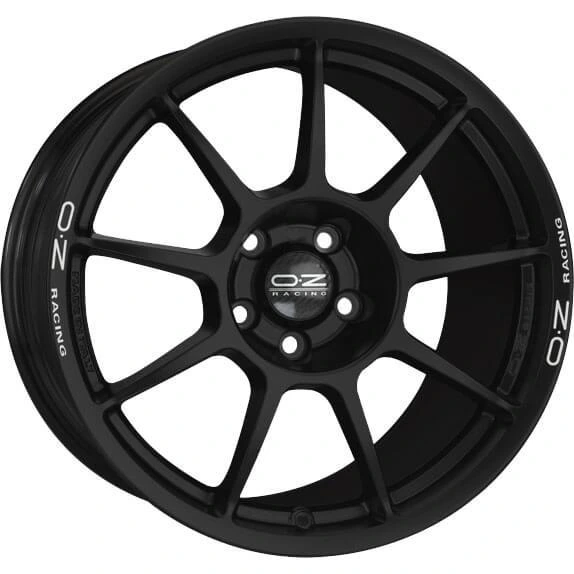 R18 x 13 6x114.3 ET65 CB71.6 OZ Racing Challenge HLT Matt Black White Lettering