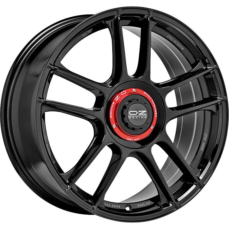 R20 x 8.5 5x112 ET45 CB75 OZ Racing Indy HLT Gloss Black