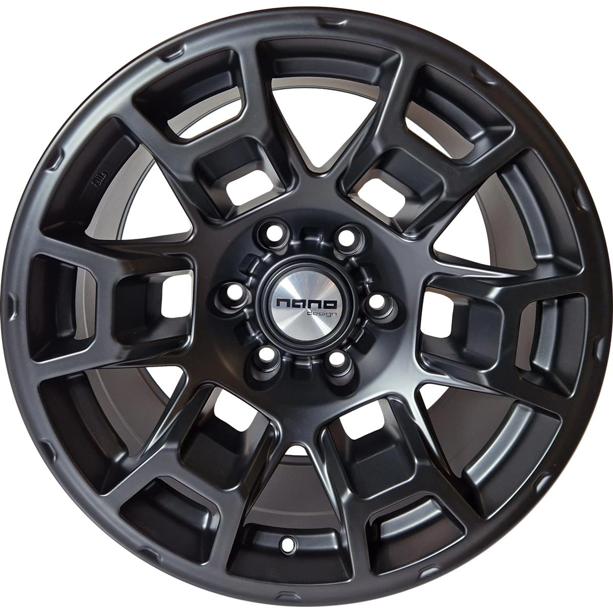 R17 x 8.5 6x139.7 ET-10 CB110.1 Nano 5914 Full Matt Black