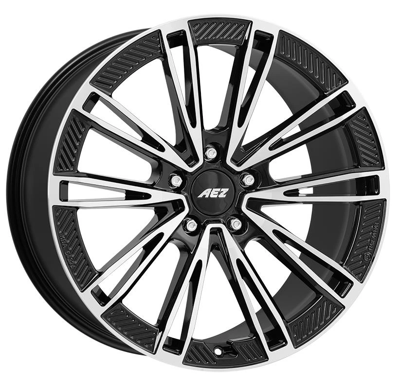R20 x 9 5x130 ET54 CB71.6 AEZ Alaska dark Black/polished
