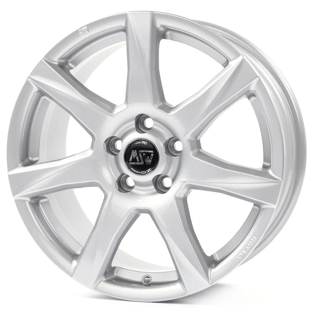 R17 x 7.5 5x112 ET27 CB66.6 MSW 77 Full Silver