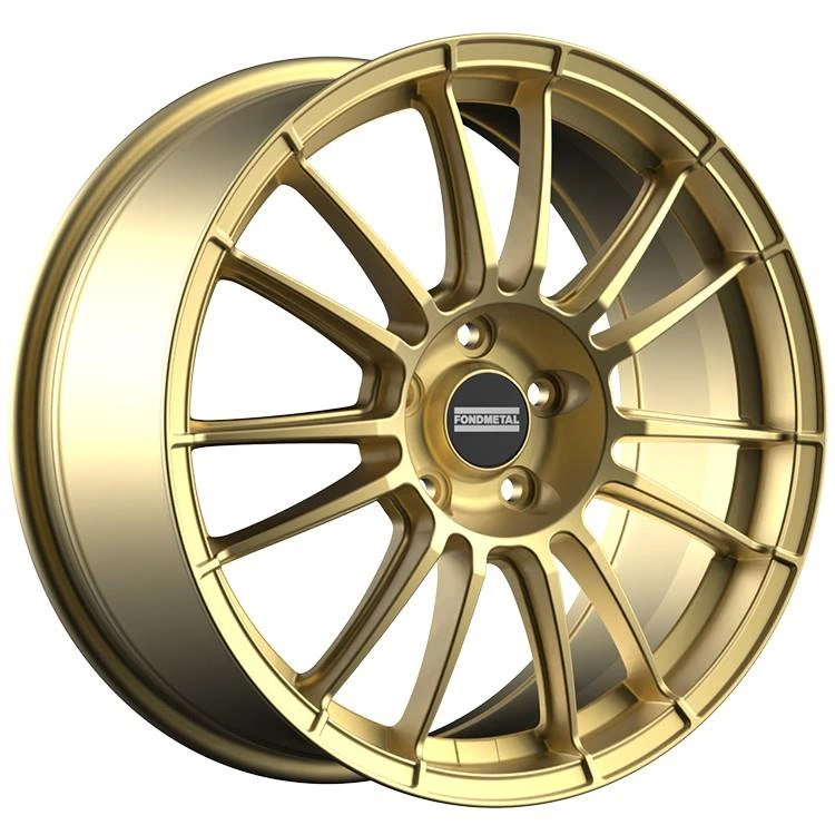 R17 x 7 4x98 ET35 CB58.1 Fondmetal 9RR Glossy Gold