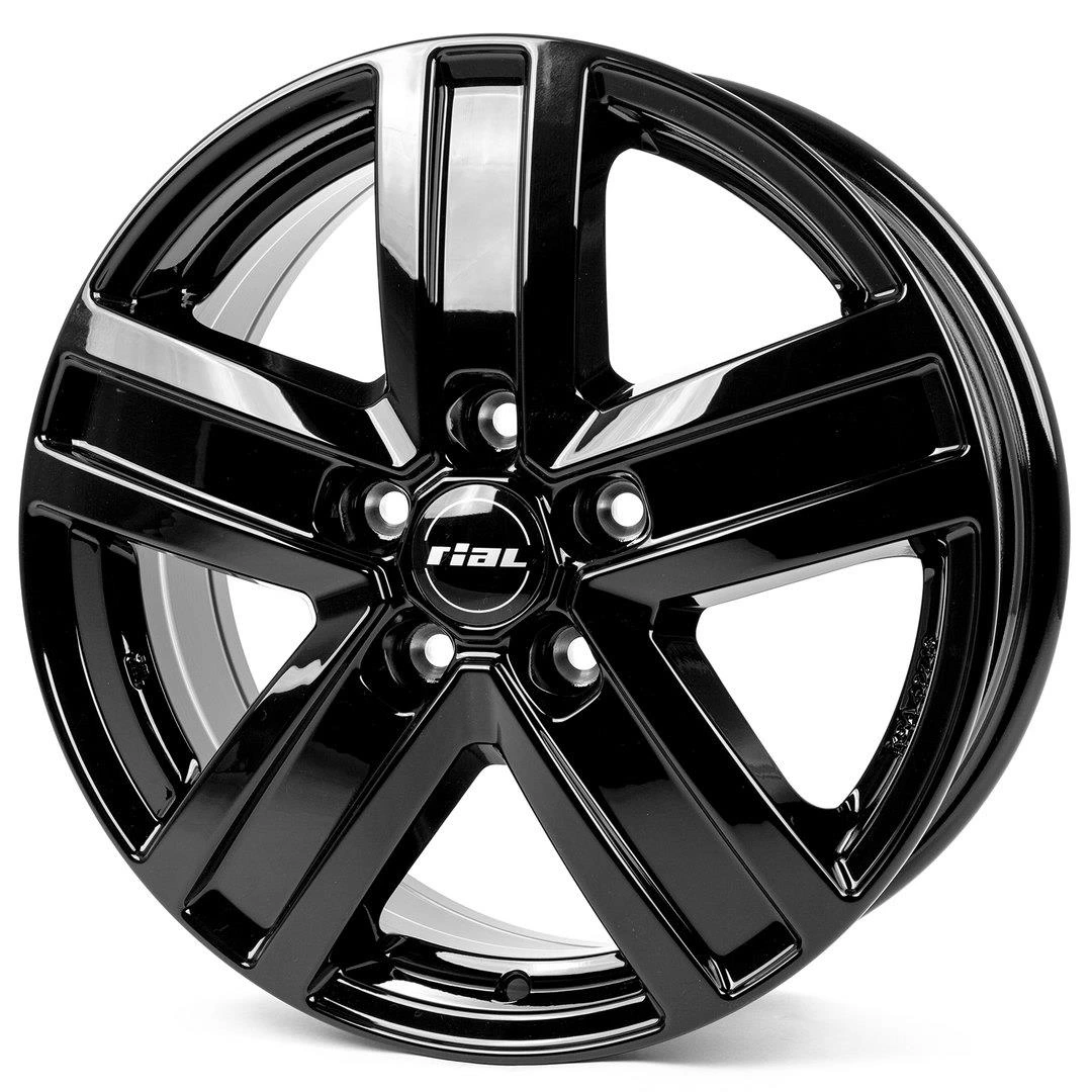 R16 x 6.5 5x112 ET50 CB66.6 Rial Transporter diamond-black
