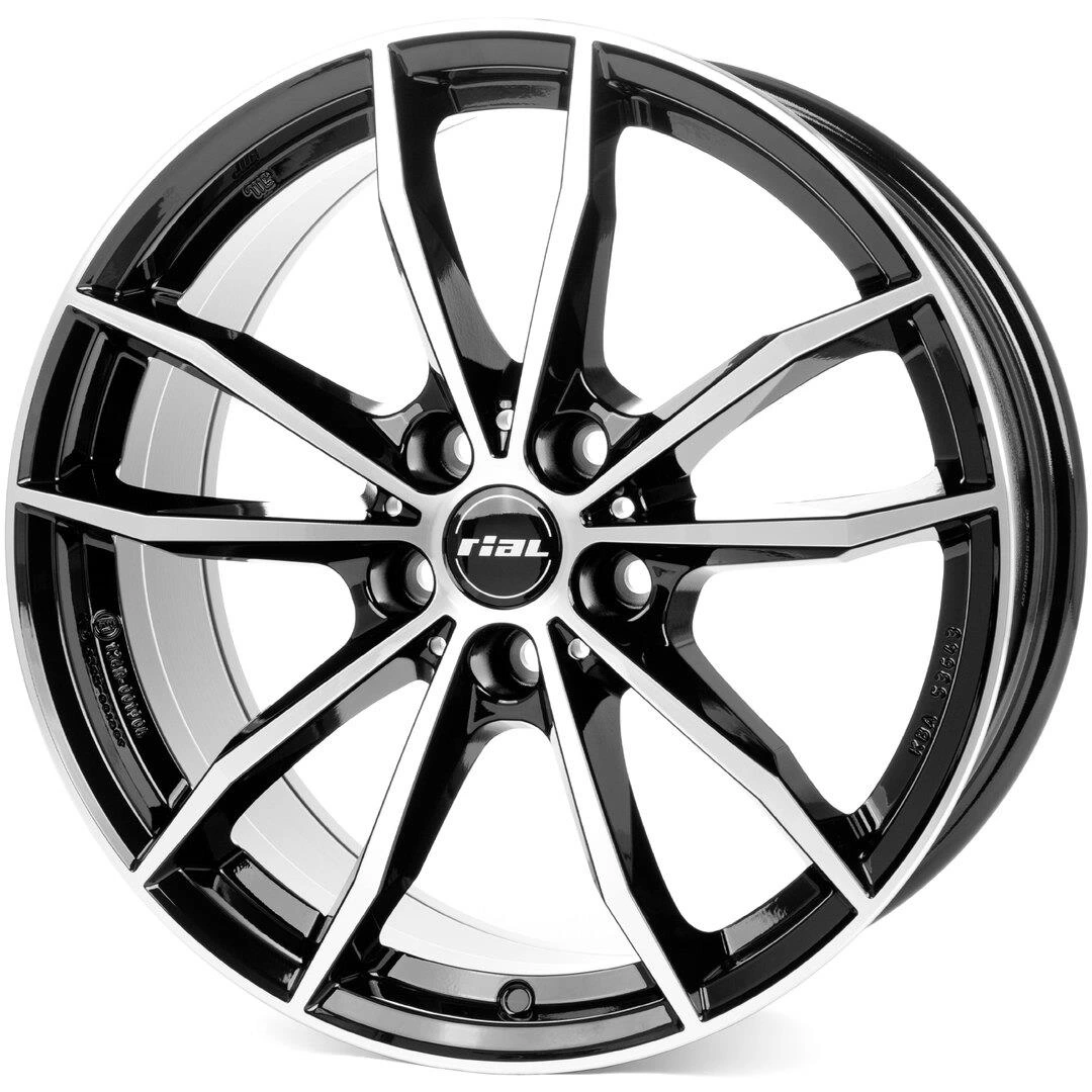 R20 x 9 5x112 ET35 CB66.6 Rial X12X diamond-black frontpolished
