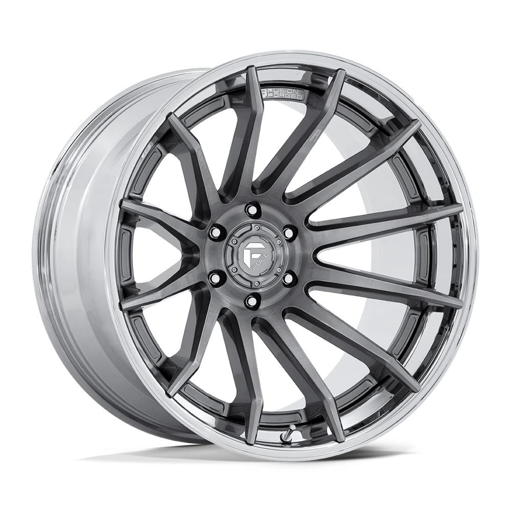 R22 x 12 5x127 ET-44 CB71.6 Fuel Fc403 Burn Platinum With Chrome Lip