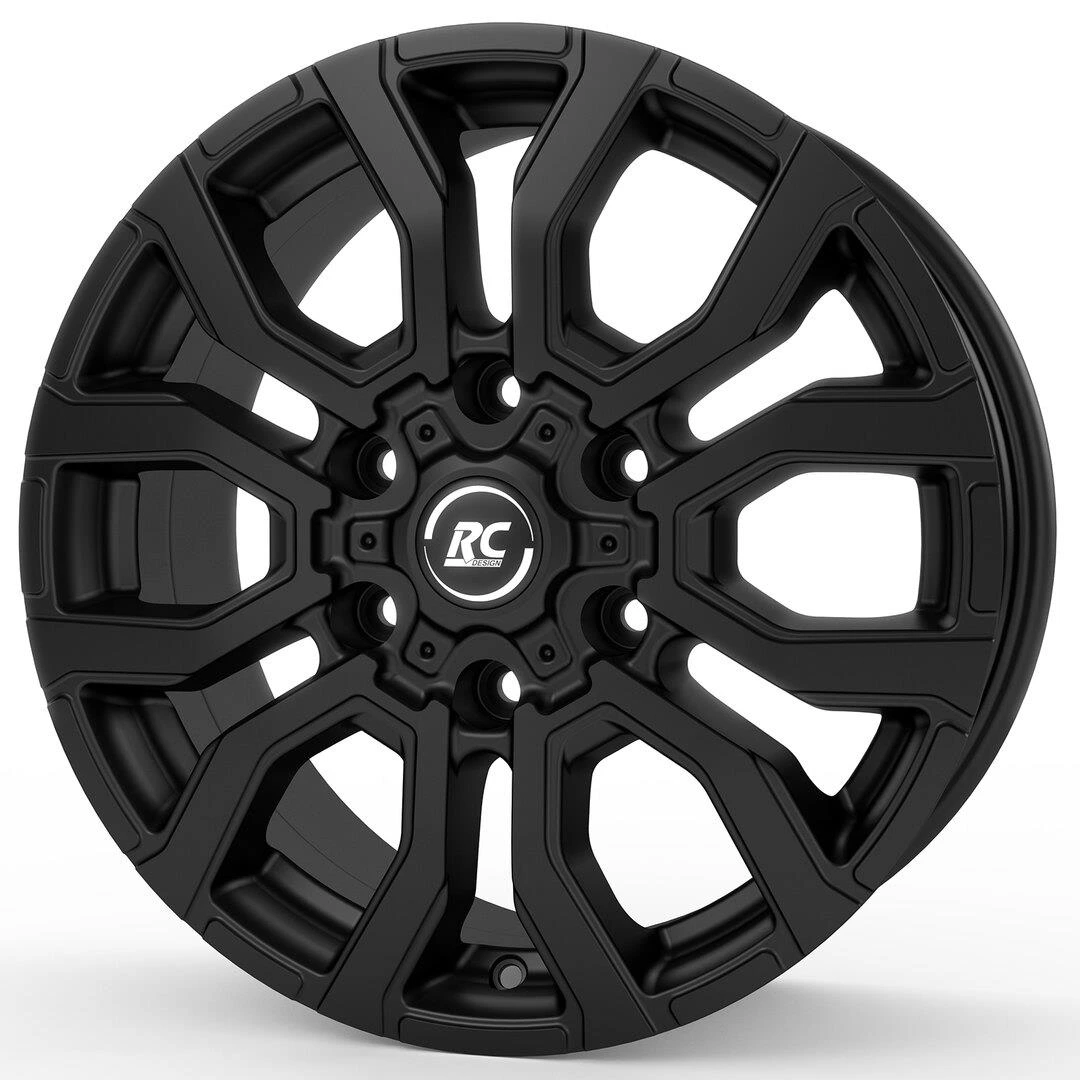 R17 x 6.5 6x139.7 ET48 CB92.3 RC Design RC35 Satin Black Matt (SBM)