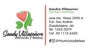 L.n. Sandy Villaseñor Licenciado en Nutrición y Estetocosmetóloga Cosmiatra