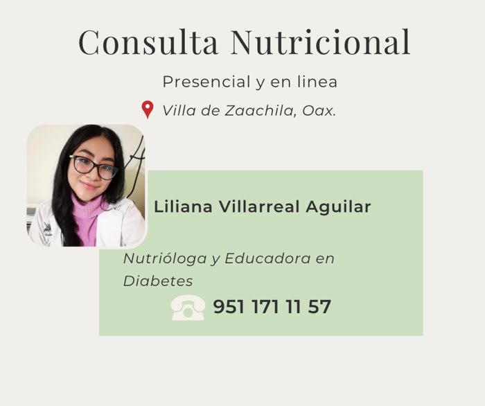 Dulce Liliana Villarreal Aguilar Especialista en nutrición