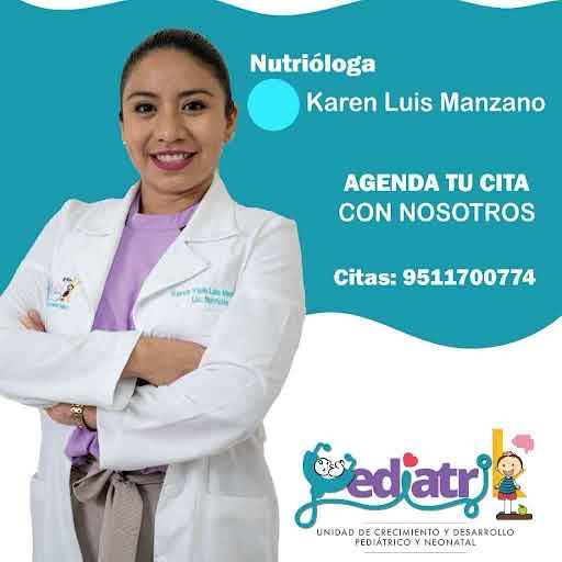 Karen Ylein Luis Manzano Especialista en nutrición