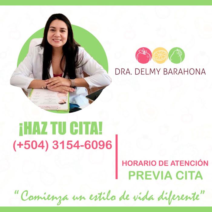 Dra. Delmy Barahona Medico y Master en Nutricion 