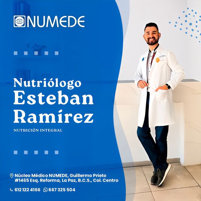 Nutriólogo Esteban Ramírez LICENCIADO EN NUTRICION HUMANA Y DIETETICA 