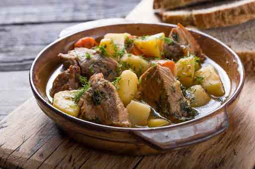 Olla de carne de 323 Kcal